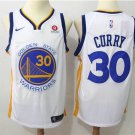 Stephen Curry #30 Men's Warriors Stitched Swingman Jersey Statement White