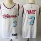 30# Dwyane Wade Men's Miami Heat Replica Swingman Jersey City Edition
