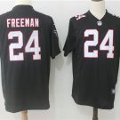 Men's Falcons #24 Devonta Freeman Stitched Game Jersey Black