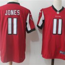 Men's Falcons #11 Julio Jones Stitched Limited Game Jersey Red
