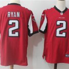 Men's Falcons #2 Matt Ryan Stitched Limited Game Jersey Red