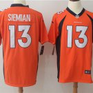 Denver Broncos #13 Trevor Siemian Men's Game Jersey Orange