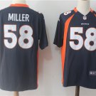 Von Miller #58 Navy Blue Denver Broncos Men's Player Game Jersey