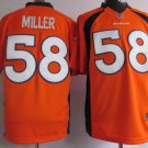 Men's Orange Denver Broncos Von Miller 58 Player Game Jersey