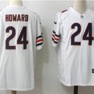 Jordan Howard #24 Men's Chicago Bears White Football Game Jersey