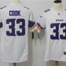 Men's Minnesota Vikings Dalvin Cook #33 White Player Game Jersey Stitched