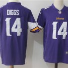 Minnesota Vikings Stefon Diggs #14 Men's Stitched Game Jersey Purple