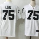 Howie Long #75 Men's Raiders Retired White Game Jersey