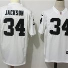 Men's Raiders Bo Jackson #34 Stitched Player Game Jersey White