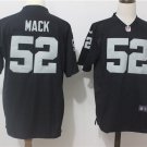 Khalil Mack 52 Men's Oakland Raiders Black Game Jersey