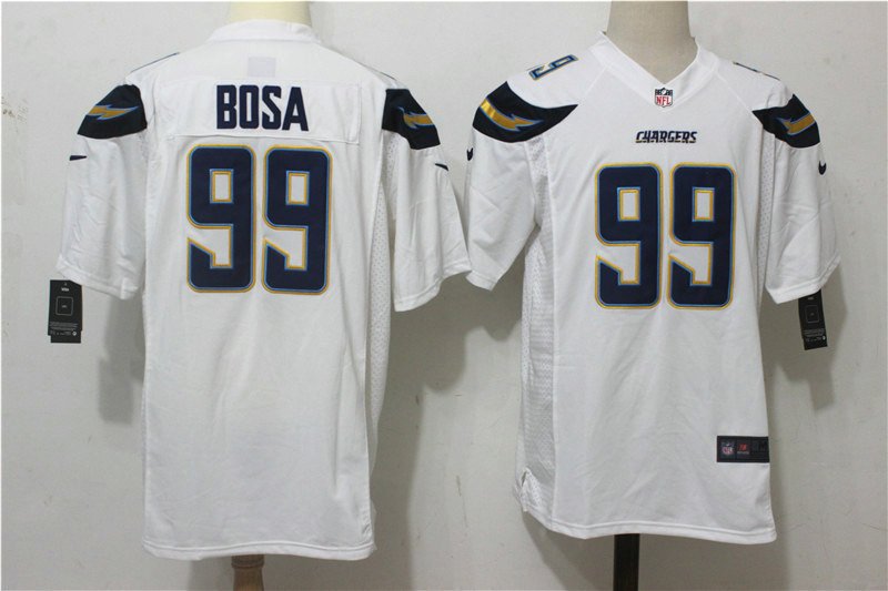 Men's Chargers #99 Joey Bosa Stitched Player Game Jersey White