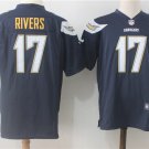 Men's Chargers Philip Rivers #17 Player Game Jersey Navy Blue