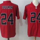 Men's Falcons Devonta Freeman #24 Red Color Rush Limited Player Jersey