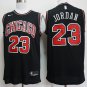 Men's Chicago Bulls MJ 23 Replica Jersey Black