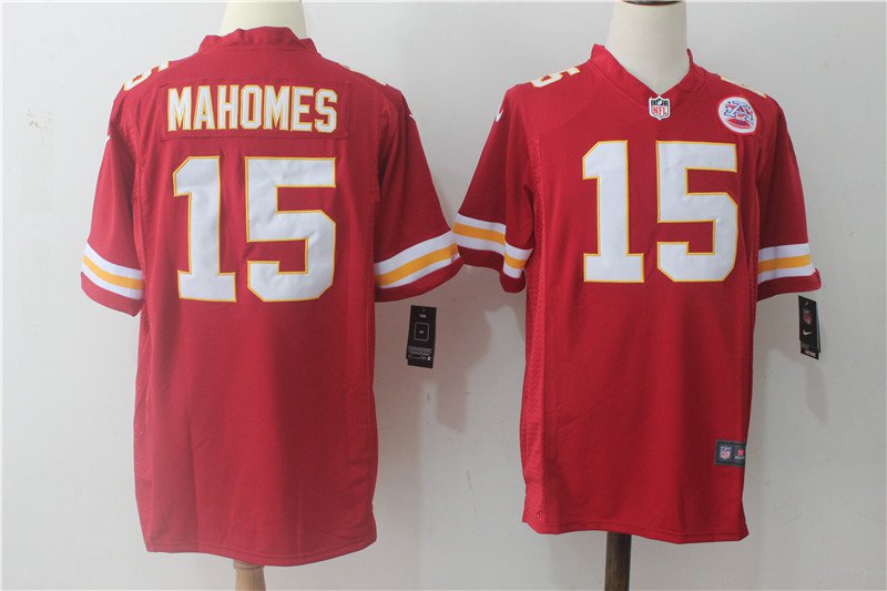 MAHOMES 15th Kansas City Chiefs Men's Limited Game Jersey Red