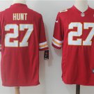 Kareem Hunt 27th Men's  Chiefs Limited Game Jersey Red