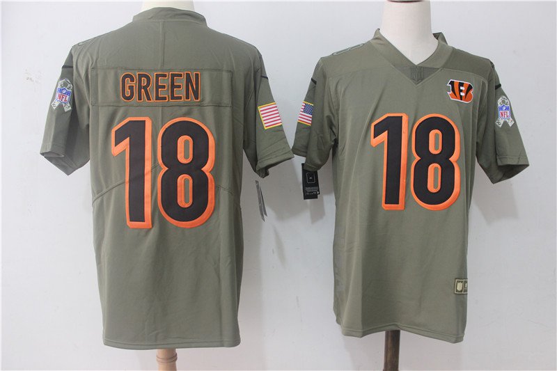 Men's Bengals A.J.Green 18th Oliver Limited Football Jersey