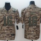 Men's Rams #16 Jared Goff Salute to Service Limited Jersey Camo
