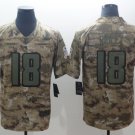 Men's Falcons Calvin Ridley #18 Camo Salute to Service Player Limited Jersey