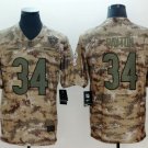 Men's Bears #34 Walter Payton Salute to Service Player Limited Jersey Camo