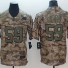 Men's Panthers #59 Luke Kuechly Camo Salute to Service Player Limited Jersey