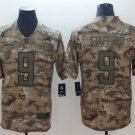 Men's Lions Matthew Stafford #9 Salute to Service Camo Player Jersey Limited
