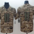 Men's Falcons Julio Jones #11 Salute to Service Camo Player Jersey Limited