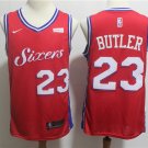 Jimmy Butler 23 Men's 76ers Stitched Swingman jersey Red