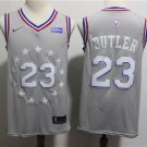 BUTLER #23 Men's 76ers Gray 1819 Replica Jersey City Edition