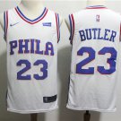 Men's 76ers Jimmy Butler #23 White Swingman jersey Stitched