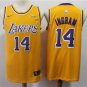 Men's Lakers Brandon Ingram #14 Replica Swingman Jersey Yellow