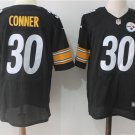 James Conner #30 Men's Steelers Mesh Elite Football Jersey Black