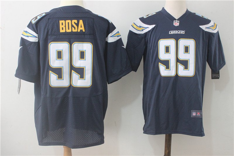 Joey Bosa #99 Men's Chargers Navy Blue Elite Football Jersey Stitched