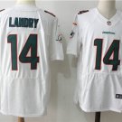 Men's Dolphins Jarvis Landry #14 White Elite Football Jersey Stitched