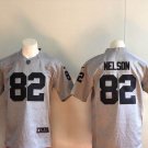 Men's Raiders Jordy Nelson 82th Limited Player Football Jersey Gray
