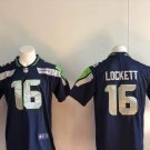 Tyler Lockett #16 Men's Seahawks Limited Player Jersey Blue