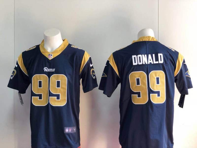Donald #99 Men's Los Angeles Rams Limited Player Jersey Navy