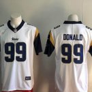 Aaron Donald #99 Rams Men's Limited Player Jersey White