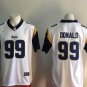 Aaron Donald #99 Rams Men's Limited Player Jersey White