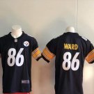 Hines Ward #86 Men's Steelers Limited Player Jersey Black