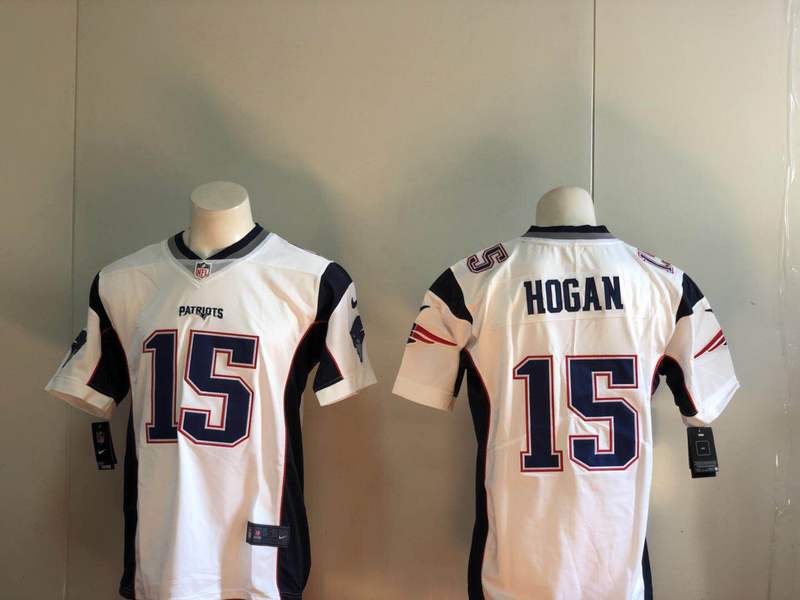 Men's Patriots Chris Hogan 15th Limited Player Jersey White