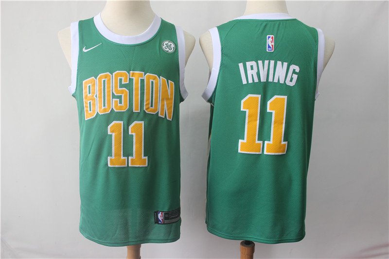 Men's Celtics Kyrie Irving #11 Earned Swingman Jersey Stithced