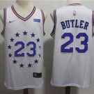 Men's 76ers Butler #23 Earned Swingman jersey White