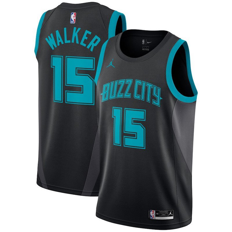 Men's Charlotte Hornets Kemba Walker #15 City Edition Swingman Jersey