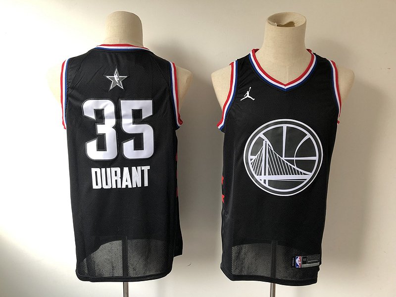 Kevin Durant #35 All Star Game Men's Golden State Warriors Swingman Jersey