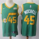 Utah Jazz 45th Donovan Mitchell Men's Basketball Replica Player Jersey