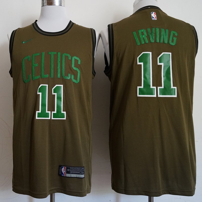 Men's Boston Celtics #11 IRVING Oliver Basketball Replica Jersey