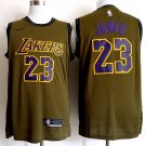 Los Angeles Lakers 23 LeBron James Oliver Basketball Replica Jersey