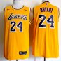 Men's Lakers BRYANT #24 Replica Swingman Jersey Yellow