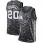 Men's Spurs Manu Ginobili #20 Black Swingman Jersey City